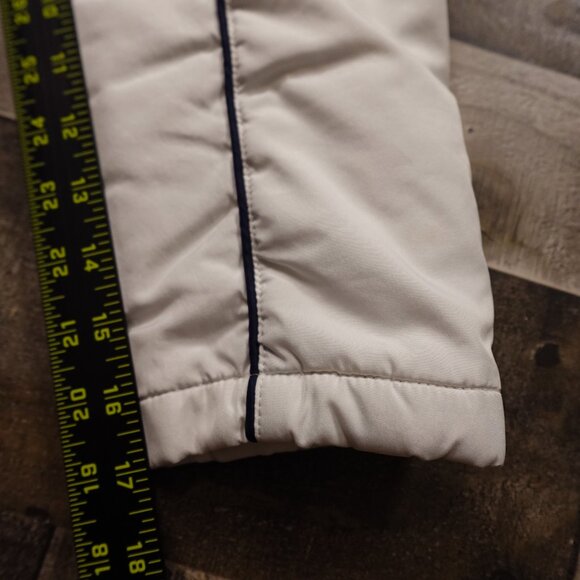 NFL Team Apparel Denver Broncos Quilted Jacket Women’s Large White Orange Warm - Picture 8 of 14